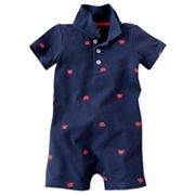 Carter's Crab Polo Romper - Baby